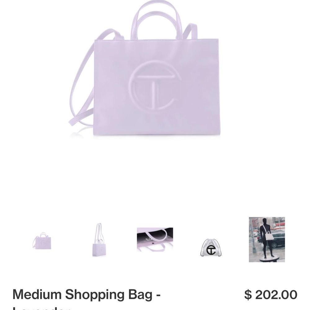 Medium Lavender Telfar Bag